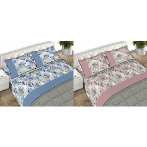 Set di lenzuola da 7 pezzi, 100% cotone egiziano extra morbido e 450 fili, lenzuolo con
