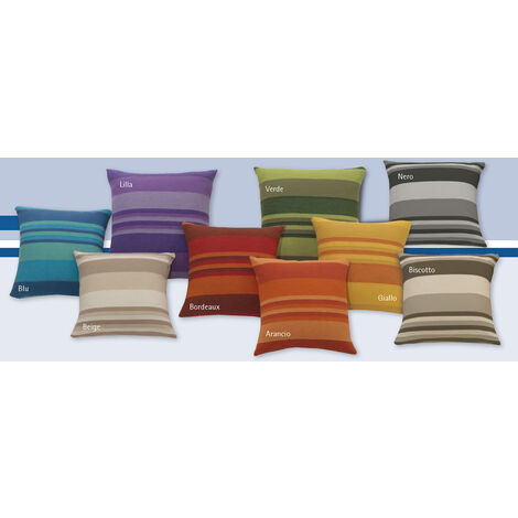 Fodera Arredo In 100% Cotone Disegno Kiara, misura40x40coloreBordeaux
