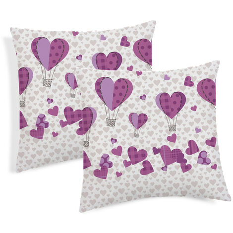 TESS - HOME COLLECTION N.4 Cuscini Arredo 40x40 Con Federa Tinta Unita Coral Rose 90139313
