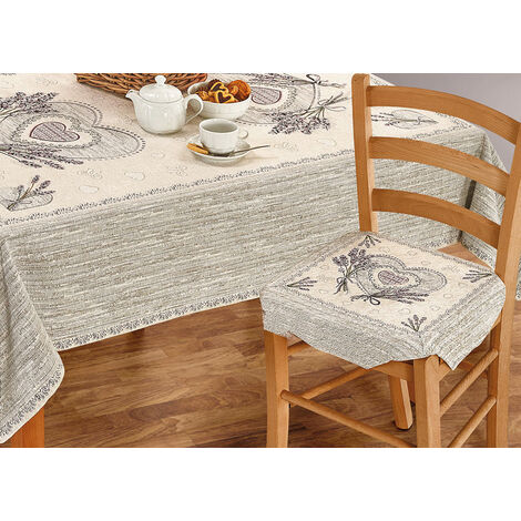 Set Cuscini Coprisedia Imbottiti Cinigliati Sfoderabili Modello Floreale Lavanda Made In Italy, misuraAletta 6PzcoloreLavanda (1/5)
