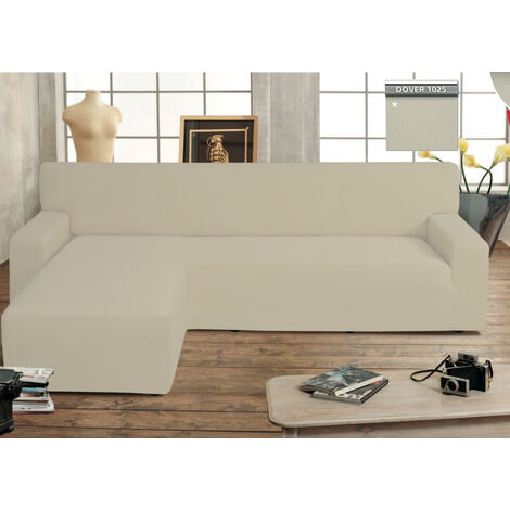 Copridivano Genius Con Penisola Chaise Longue Modello Swing Colore Dover, misuraDestracoloreDover