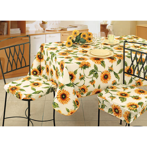 Set Cuscini Coprisedia Imbottiti Sfoderabili Modello Gransole Made In Italy, misuraFascia Rotonda 4PzcoloreGiallo
