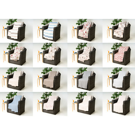 Telo Arredo Granfoulard Copritutto Cotone Made Italy Vari Disegni Arredatutto Copriletto Multiuso, misura2 PiazzecoloreRighine Beige