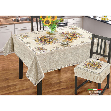 Tovaglia Copritavolo Centrino Runner Tavola Fantasia Floreale Sunlight Girasoli, misura40x130coloreSunlight
