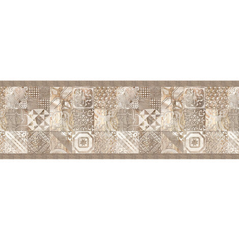 Tappeto Passatoia Cucina Antiscivolo 50x320 Cm Con Stampa Natalizia Cuore Alpino, Lavabile E Tagliabile