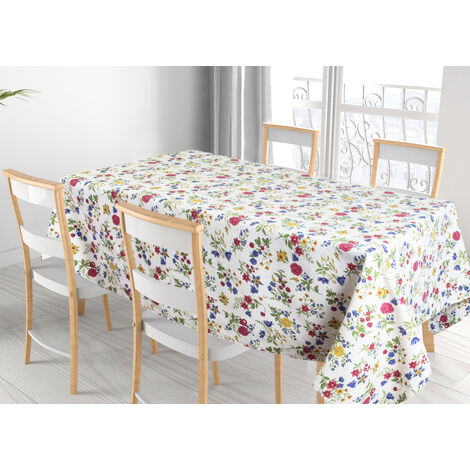Folkulture Tovaglia Copritavolo 100% Cotone Raccogli Zucca - 152x213 Cm - Colore Ruggine - Stile Boho Vintage