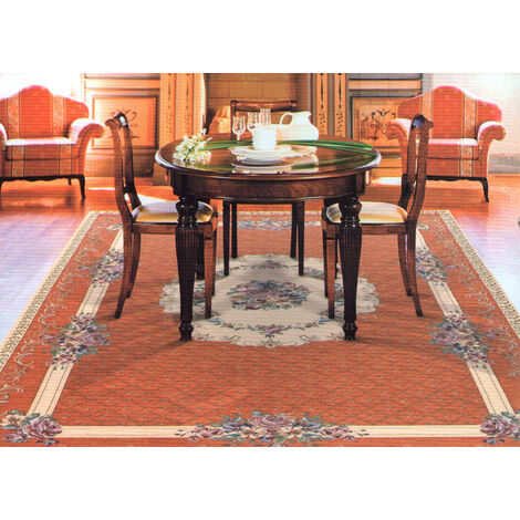 Tappeto Velour Antiscivolo Modello Bouquet By Suardi, misura65x110(2 tappeti)coloreBeige (1/2)