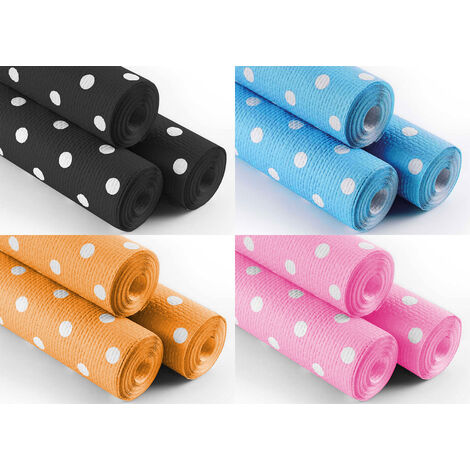 Rotolo Tovaglia A Pois Per Feste Antistrappo 100% Carta Made Italy 5mtx1,20mt, misura5 MetricoloreGiallo (1/5)