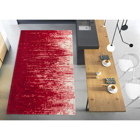 Tappeto Passatoia Cucina Corsia Retro Antiscivolo Disegno Tamigi Colore Rosso By Suardi, misura55x280coloreRosso