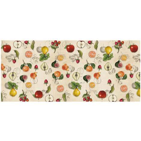 TAPPETO Runner da CUCINA Passatoia Antiscivolo CUCCHIAI e SPEZIE made in Italy Cm. 50x220