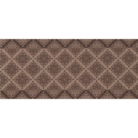 Tappeto Passatoia Tessuto Jacquard Linea Emozioni Disegno Damasque Marrone, misura57x600coloreMarrone (1/5)