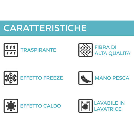 Topper Coprimaterasso Imbottito Correttore Materasso Reversibile  Rinfrescante Riscaldante, misuraSingolocoloreDouble