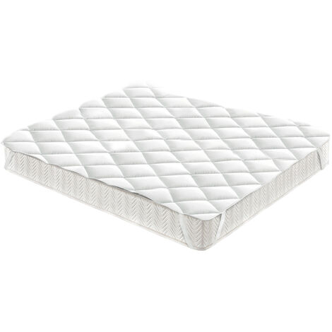 Topper Coprimaterasso Imbottito Trapuntato con Elastici Agli Angoli Modello LH, misuraPiazza E MezzacoloreTopper
