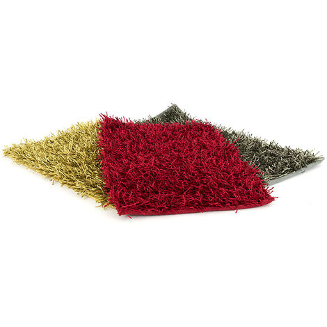 Tappeto Da Cucina E Da Salotto Modello Shaggy, misura200x200cmcoloreVerde acido (1/2)