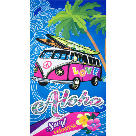 Telo Mare Grande 100x180 Spugna Spiaggia Piscina Maui Surf Paradise (1/5)