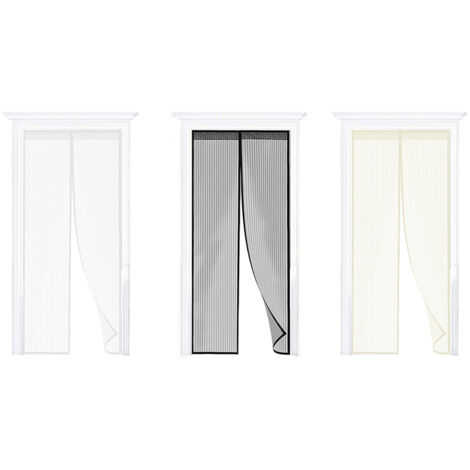 Zanzariera Magnetica Per Porta Ingresso E Finestre Anti Insetti Zanzare Protezione Mosche Si Chiude da Sola, misura120X240coloreNero (1/5)