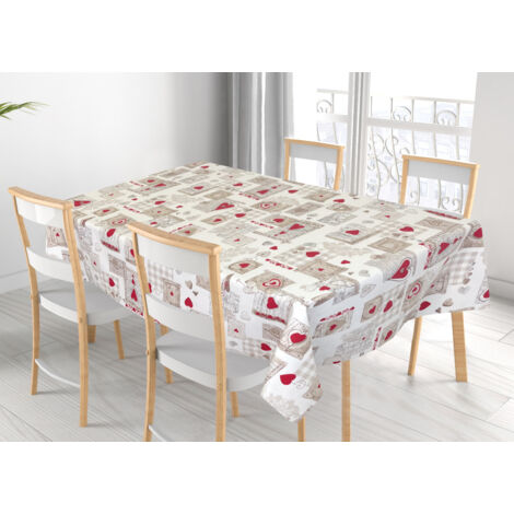 Tovaglia Per Salotto Cucina Tavolo 100% Cotone Made In Italy San Candido, misura140x140coloreSan Candido