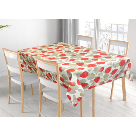 Doge Milano Tovaglia Da Cucina Con Stampa Digitale, 100% Made In Italy Tovaglia Antiscivolo Per Sala Da Pranzo Lavabile E Antimacchia Modello Renie Cm 140x140 41001515