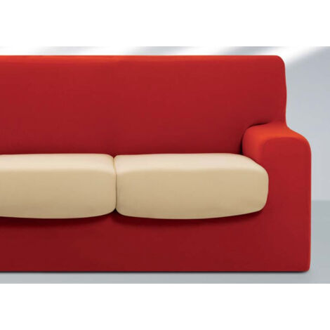 BIANCHERIAWEB Copridivano In Tinta Unita Panna Per Poltrona - Sofa Cover Elastico 80-120 Cm
