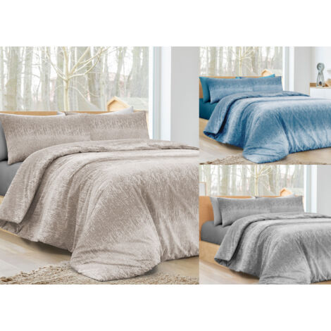 Completo Lenzuola Letto 100% Cotone Made In Italy Disegno Drops, misuraSingolocoloreOttanio