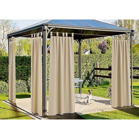 Tenda Gazebo 160x270 Per Esterno Passanti Con Bottoni Springfield Tinto Unita, misuraSpringfieldcoloreAntracite (1/5)