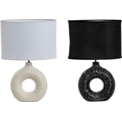 Lampada Da Tavolo Comodino Ricaricabile Accensione On/Off Modello Idra, misuraLampadacoloreNero (1/5)