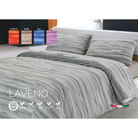 Copripiumino Sacco Piumone In 100% Cotone Disegno Laveno, misuraSingolocoloreBeige