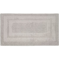 Tappeto Casa Bagno Cotone Spugna Morbida Tinta Unita Antiscivolo Sirio  Perla, misura50x80colorePerla