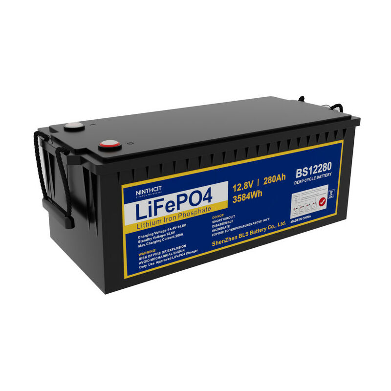 LiFePO4 Batterie au lithium rechargeable 280 Ah LiFePO4 280 Ah, 8000 cycles  max. 3584 Wh Sortie LiFePO4 Batterie pour camping-car, camping, solaire, grille  hors sortie…