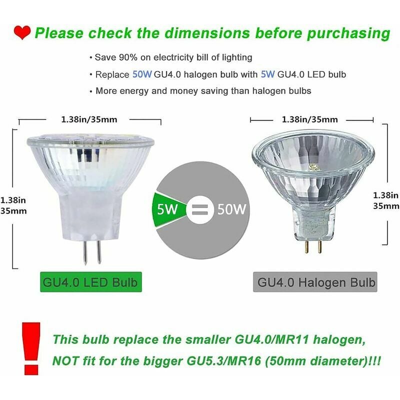 Ampoule GU4 200lm 3,9W blanc chaud - XANLITE - Mr.Bricolage