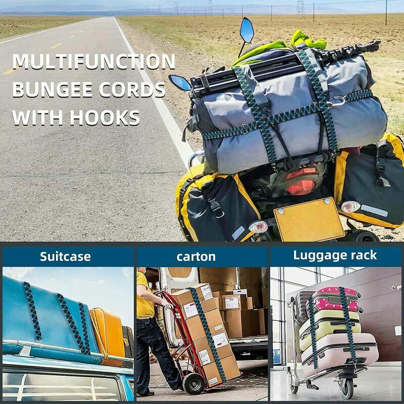 Filet Elastique de Transport Sandow Sac Bagage Moto Quad Casque Support
