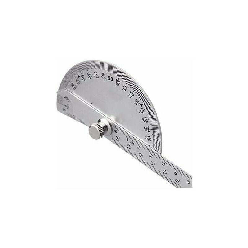Stainless Steel Bevel Protraction 180 Degree Angle Protractor