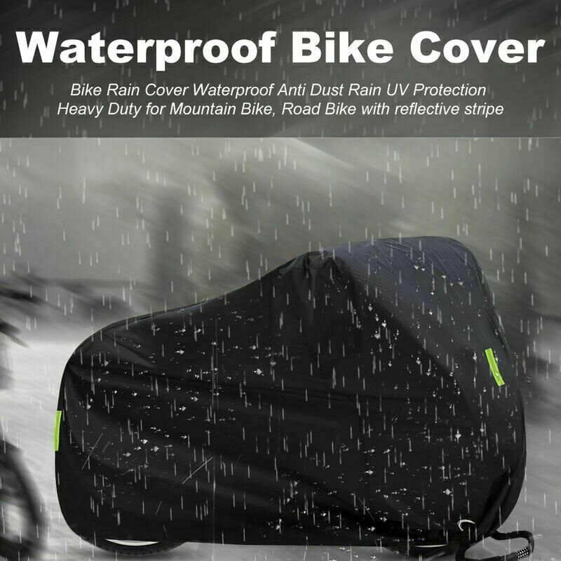 Lot de 2 housses de protection imperméables pour selle de vélo avec cordon  de serrage, résistant à la pluie et à la poussière