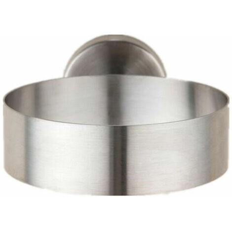 Porta Carta Igienica Adesivo Da Muro - Senza Foratura In Alluminio Spaziale, Colore Argento - Foto 8