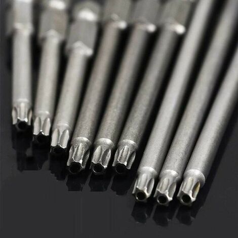 Lot De 3 Extensions Magnétiques Pour Tournevis/perceuse - Longueurs 60, 100, 150 Mm - Tige Hexagonale 6,35 Mm, Verrouillage Rapide
