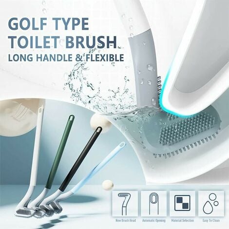Golf Toilet Brush,Long-Handled Toilet Brush,Brosse de Toilette à