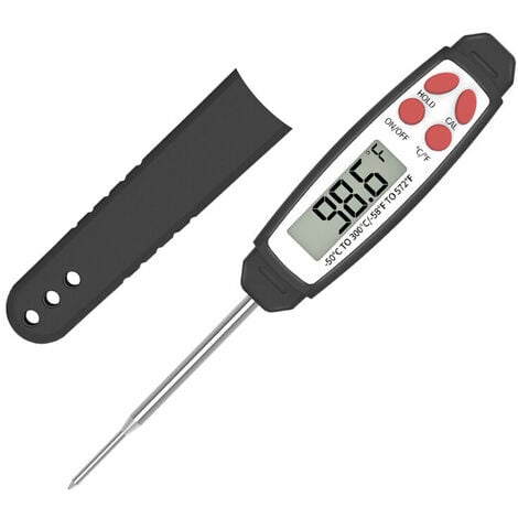 Thermomètre électronique à Branchement Direct - Thermomètre à Eau pour  Mesurer la Température de l'Huile de Cuisson dans la Cuisine - Thermomètre  pour Barbecue