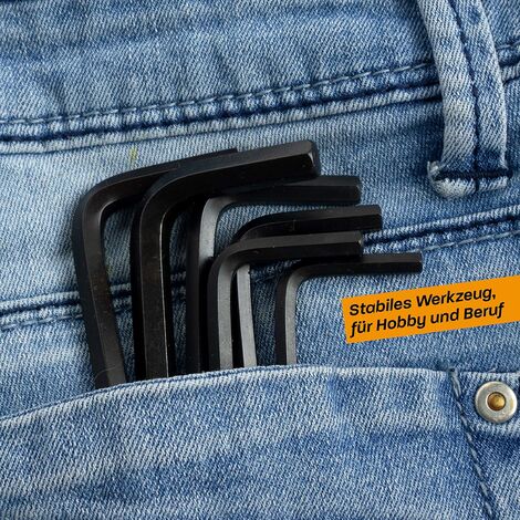 Jeu De 4 Clés Allen Métriques (1.5, 2, 2.5 Et 3 Mm) - Marque Integy