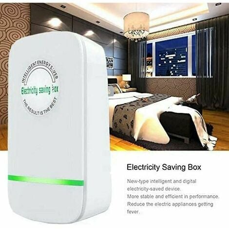 Boîte d'Économie d'Électricité pour Appareil - 2 Pièces, Réducteur d'Électricité pour Boîte d'Économie d'Énergie - UE