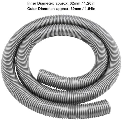 Tuyau Flexible EVA 32 Mm X 25 M Pour Aspirateur - Universel, Noir