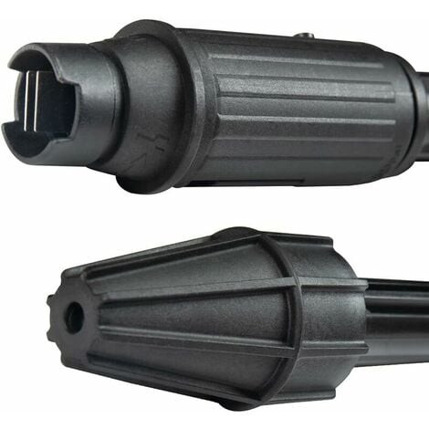 KZQ Jalleria Pistolet à Eau Haute Pression avec Lance à Jet Variable et Lance rotative, Compatible avec Les nettoyeurs Haute Pression Lavor Vax Sterwins Parkside