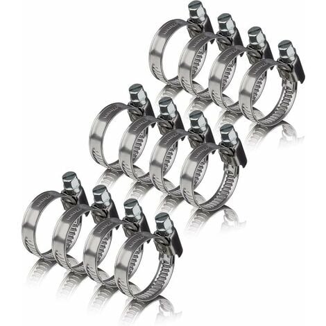 KZQ 12 colliers de serrage metallique inox 16-25mm – colliers
