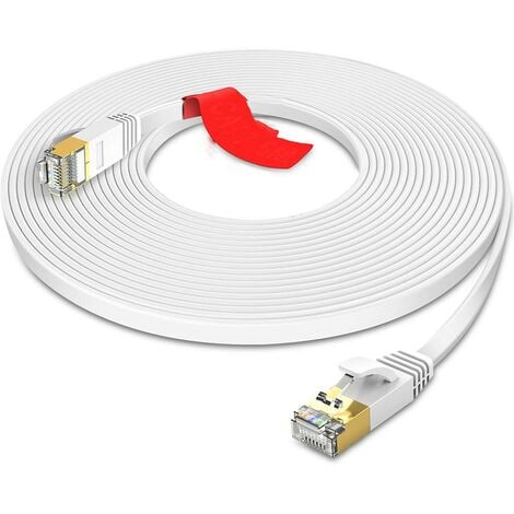 Câble Ethernet RJ45 5m Cat 5e FTP simple blindage => Livraison 3h gratuite*  @ Click & Collect Magasin Paris République