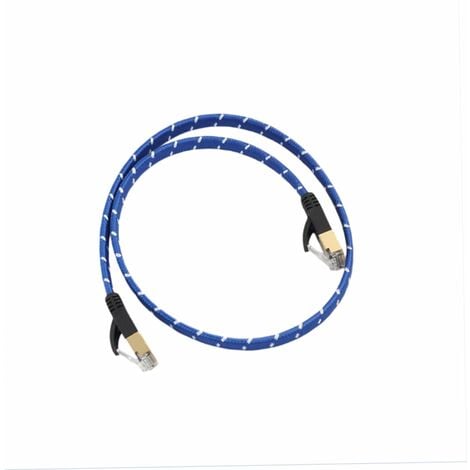 Câble cat 6 Avec connecteur / , FTP, gaine LSZH Bleu, 20m ( Prix