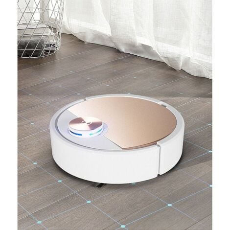 Ulisem Robot Aspirateur Laveur, Aspirateur Robot, Laser Navigation,Cartographie Multi-étagespour Poils Animaux, Sols