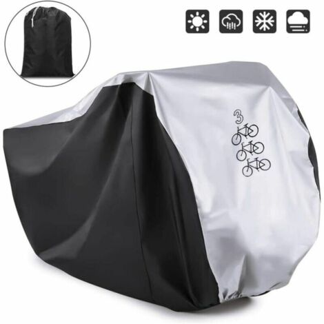 Ulisem Housse de vélo pour 3 vélos - Étanche - Résistante à la poussière - Protection UV