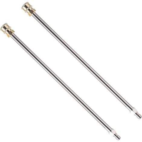 Buse De Lavage 15° Avec Extension Et Lance Inclinée - Connexion M22 - Pour Nettoyeur Haute Pression