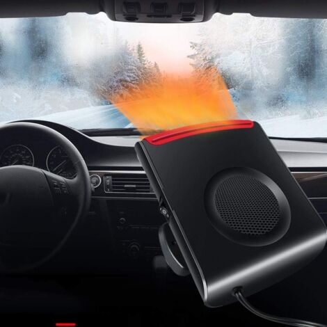 Chauffage D'appoint Voiture Chauffe Voiture Chauffage Ventilateur 12v 150w Sèche-glace Antibuée Rotation 360° Chauffage Auto