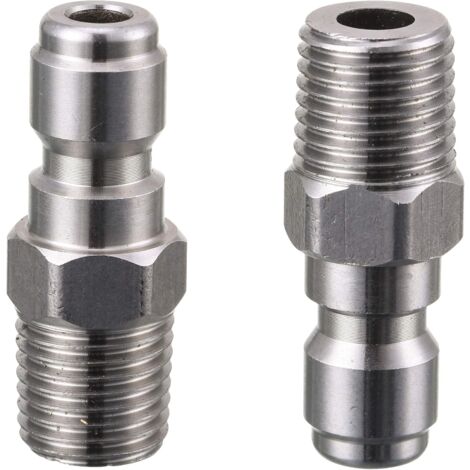 Coupleur Pivotant Nettoyeur Haute Pression - Rotation 240° - Raccord 1/4" - 4500 PSI - Laiton