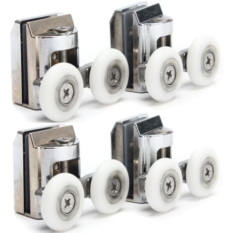 Prime-Line Produits D 1683 Ensemble De Rouleau Pour Porte Coulissante Avec Roulement à Billes En Nylon 1-1/2